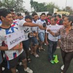 Afina Gobierno de Abelina López Rodríguez detalles para el Torneo de Barrios 2025.