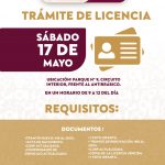 Invita Gobierno de Abelina López Rodríguez a jornada de trámites de licencia de conducir.