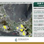 Informa Gobierno de Abelina López Rodríguez 50 por ciento de probabilidad de lluvia para Acapulco