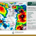 Informa Gobierno de Abelina López Rodríguez probabilidad de lluvia del 90 por ciento para esta noche.