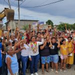 Da Abelina López Rodríguez banderazo a rehabilitación de puente vehicular en Renacimiento