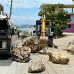Atiende Gobierno de Abelina López Rodríguez deslave en colonia Francisco Villa
