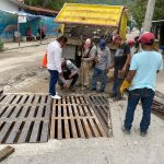 Refuerza Gobierno de Abelina López Rodríguez limpieza y desazolve de rejillas esta temporada de lluvias.