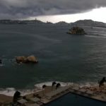 Informa Gobierno de Abelina López Rodríguez cierre del puerto a la navegación por lluvias.
