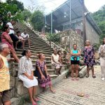 Recorre Abelina López Rodríguez colonia Revolución del Sur; pide a vecinos tomar precauciones por huracán “Erick”