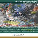 Informa Gobierno de Abelina López Rodríguez probabilidad de lluvia del 50 por ciento para Acapulco