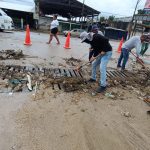 Gobierno de Abelina López Rodríguez refuerza perativo de limpieza emergente tras lluvias