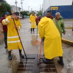 Implementa Gobierno Municipal operativo de limpieza para evitar inundaciones por tormenta “Flossie”