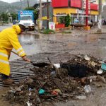 Recolecta Gobierno de Abelina López Rodríguez mil toneladas de residuos en la ciudad ante lluvias.