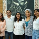 Recibe Abelina López Rodríguez a representantes de AMANC
