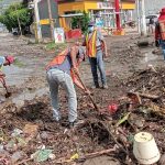 Recolecta Gobierno de Acapulco más de 25 toneladas de lodo y basura generadas por lluvias