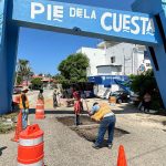 Dignifica Abelina López acceso principal al Barrio Mágico Pie de la Cuesta