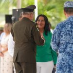 Asiste Abelina López Rodríguez a toma de protesta del nuevo comandante de la 27 Zona Militar