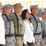 Participa Abelina López Rodríguez en inauguración del 51 Batallón de la Guardia Nacional