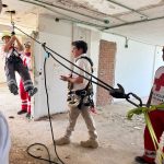 Capacita Gobierno de Abelina López Rodríguez a personal de rescate en rapel