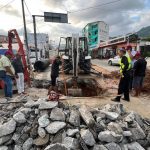 Repara CAPAMA colector colapsado y normaliza el flujo de aguas residuales