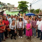 Cumple Abelina López con obra superior a 7.5 mdp en Ampliación Niños Héroes