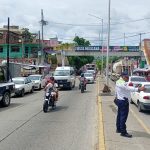 Supervisa Policía Vial tránsito y seguridad en el Mercado La Sabana