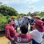 Supervisan autoridades infraestructura hidráulica de Llano Largo para prevenir inundaciones