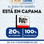 Llega el Buen Fin a Capama con descuentos y condonación de recargos