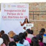 Inauguran parque de Mártires del 68, espacio renovado para la convivencia en Acapulco