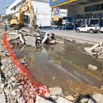 Repara Capama fuga de agua potable en la avenida Ejido