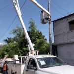 Mejora Abelina López sistema de alumbrado para mayor seguridad en Fuerza Aérea