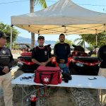 Mantiene Protección Civil módulo de atención a visitantes en playa Tamarindos