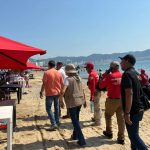 Recorre CAPTA la franja turística para orientar a visitantes