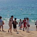 Intensifica Policía Turística vigilancia preventiva en playas por oleaje moderado