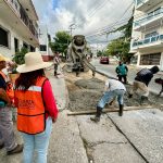 Reconocen ciudadanos a Abelina López por rehabilitación de vialidades en la Progreso