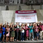 Inaugura Abelina López muro de contención que protege Infonavit Alta Progreso