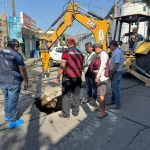 Repara Capama fuga de drenaje en Aguas Blancas