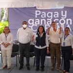 Premia Abelina López a usuarios responsables con el sorteo “Paga y Gana” de CAPAMA