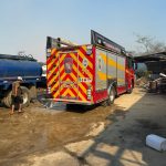 Sofocan Bomberos de Acapulco incendio en relleno sanitario de Paso Texca