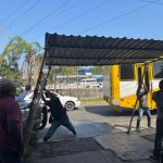 Libera Vía Pública paso peatonal en Las Cruces