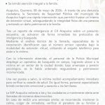 Logra SSP Acapulco desactivar extorsión virtual y localiza a víctima sana y salva