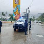 SSP Acapulco mantiene recorridos de prevención y perifoneos por condiciones de lluvias