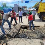 Atiende Gobierno de Acapulco rejillas pluviales en distintos puntos de la ciudad