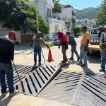 Mantiene Gobierno de Acapulco rehabilitación y limpieza de rejillas pluviales