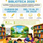 Invita Gobierno de Acapulco a cursos de verano en bibliotecas públicas