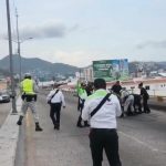 Intervención de la SSP Acapulco logra salvaguardar la vida de una mujer en el puente Bicentenario