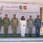 Participa Leticia Lozano en ceremonia de destrucción de armas en Acapulco