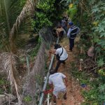 Avanza Capama en instalación de línea de agua potable en Barrio Azteca