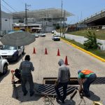 Repara Gobierno Municipal rejilla pluvial en Diego Hurtado de Mendoza