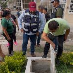 Supervisa Capama rehabilitación del drenaje en la zona Diamante
