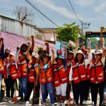 Da Leticia Lozano banderazo a brigada “Paz, Honestidad y Corazón” en Arroyo Seco